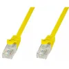 Patch Cord Cat5e Utp 1m żółty Cca